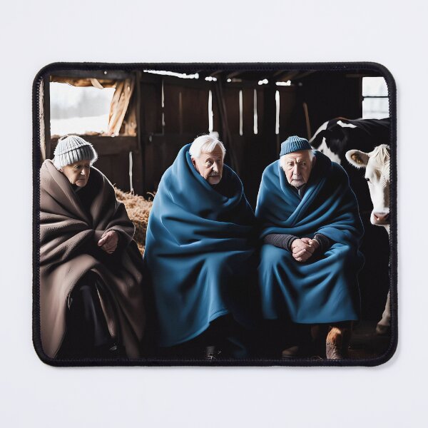 Item preview, Cold Pensioners in a cow shed designed and sold by Colin Bentham.