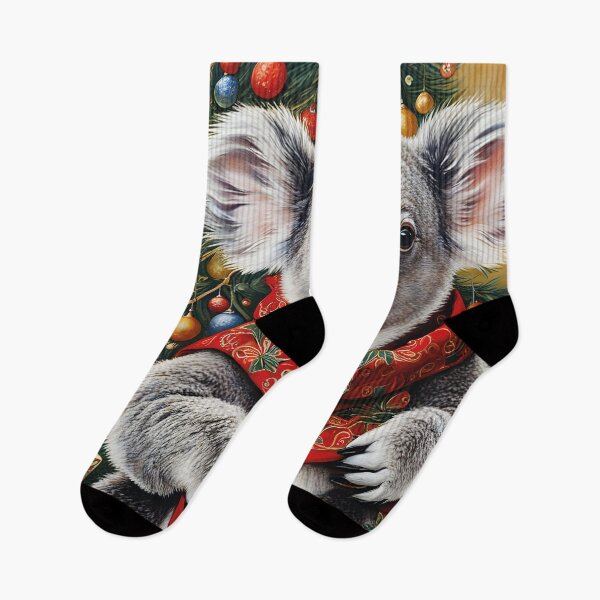 Item preview, Koala, celebrating Christmas, funny Christmas design designed and sold by Mauswohn.