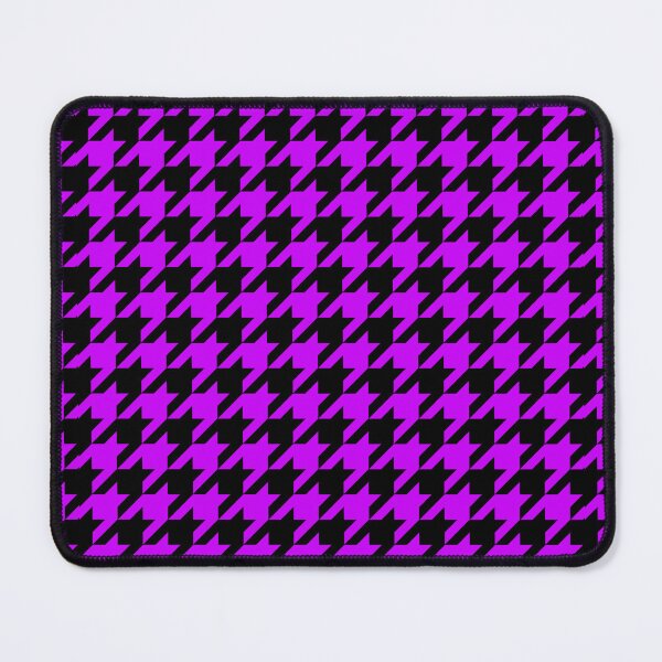 Item preview, Purple Black Houndstooth Pattern Design designed and sold by PatternTitan.