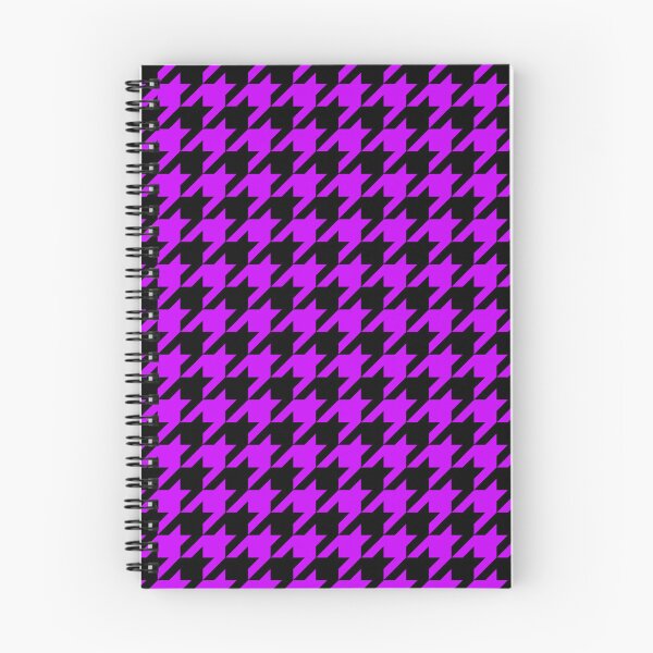 Item preview, Purple Black Houndstooth Pattern Design designed and sold by PatternTitan.
