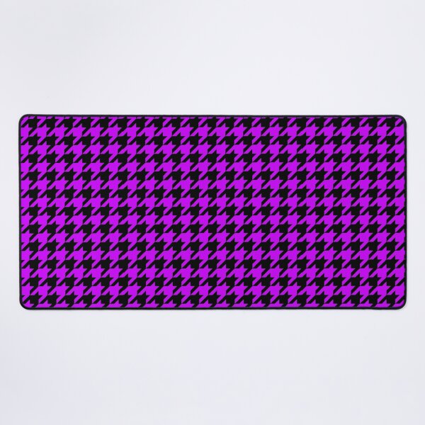 Item preview, Purple Black Houndstooth Pattern Design designed and sold by PatternTitan.