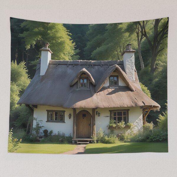 Item preview, My Dream House in the Forest designed and sold by Palatinasart.
