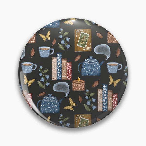Item preview, Book hygge seamless pattern designed and sold by pinkyfish1010.