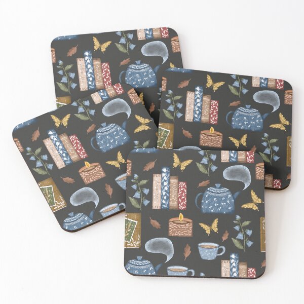 Item preview, Book hygge seamless pattern designed and sold by pinkyfish1010.