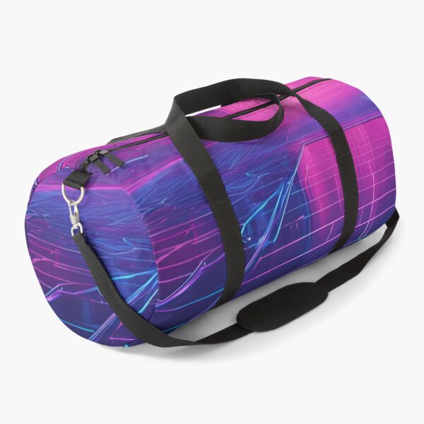 Item preview, Neon Blue Vaporwave Grid designed and sold by Have Mercy.