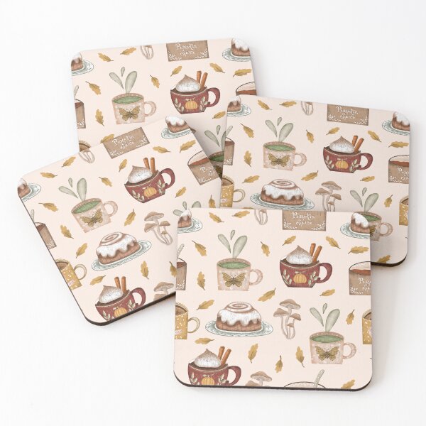 Item preview, Fall flavors seamless pattern designed and sold by pinkyfish1010.