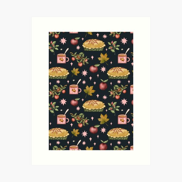 Item preview, Apple pie and Warm tea designed and sold by pinkyfish1010.