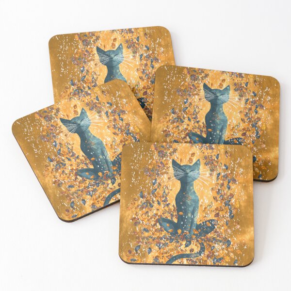 Item preview, Autumn Cat Wall Art Art Cat Lover designed and sold by rexsumma.