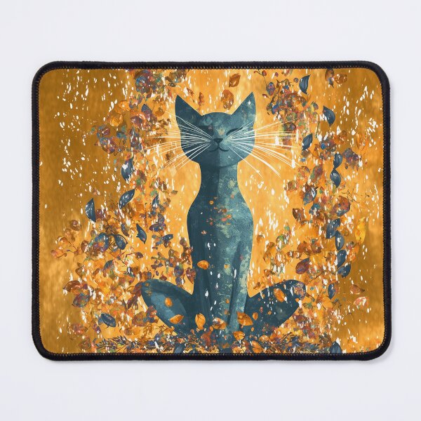 Item preview, Autumn Cat Wall Art Art Cat Lover designed and sold by rexsumma.