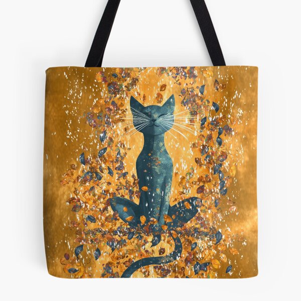 Item preview, Autumn Cat Wall Art Art Cat Lover designed and sold by rexsumma.
