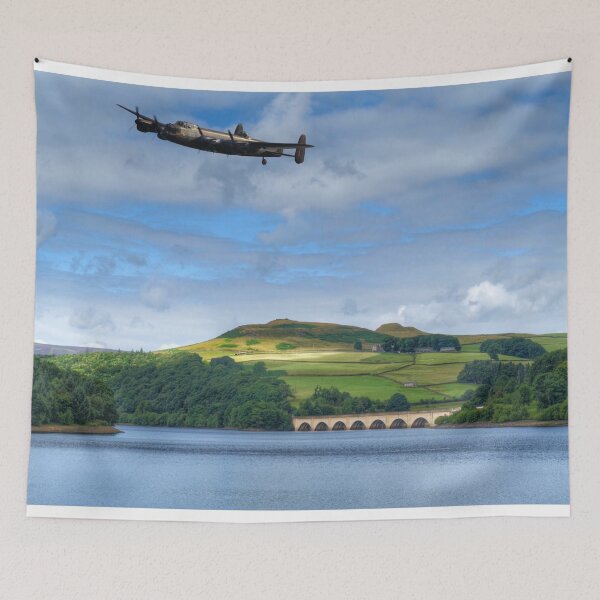 Item preview, Ladybower Reservoir Lancaster Bomber designed and sold by Alisonchambers2.