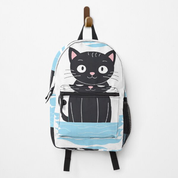 Item preview, Swimmer Cat , Black Cat Is Playing In The Water designed and sold by DotisDreams.