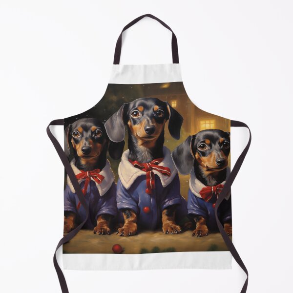 Item preview, Dachshund Christmas designed and sold by PetsArt.