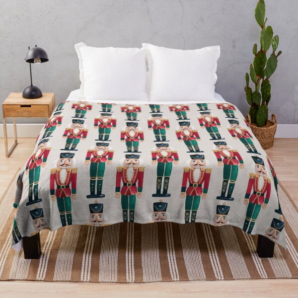 Item preview, Seamless Nutcracker Soldier Pattern in Festive Colors designed and sold by ImagineCorner.