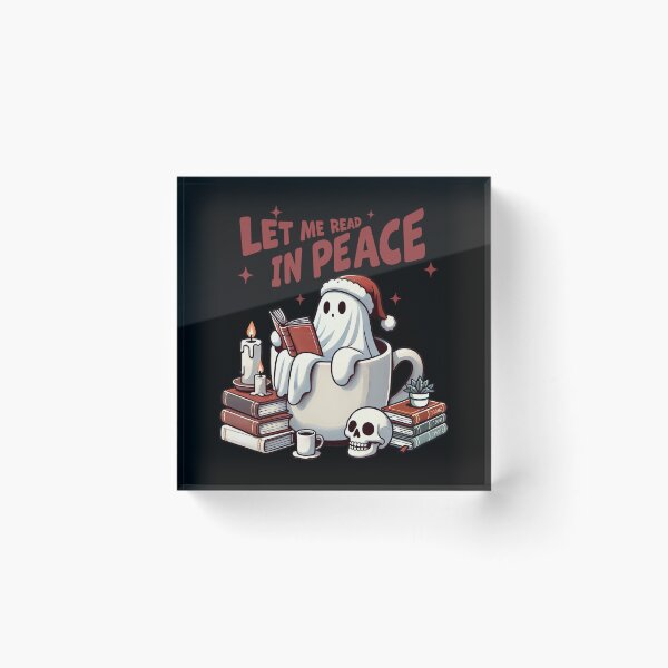 Item preview, Let Me Read In Peace Halloween Christmas Books Cute Ghost designed and sold by Merchrise.