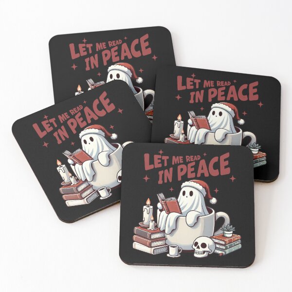 Item preview, Let Me Read In Peace Halloween Christmas Books Cute Ghost designed and sold by Merchrise.