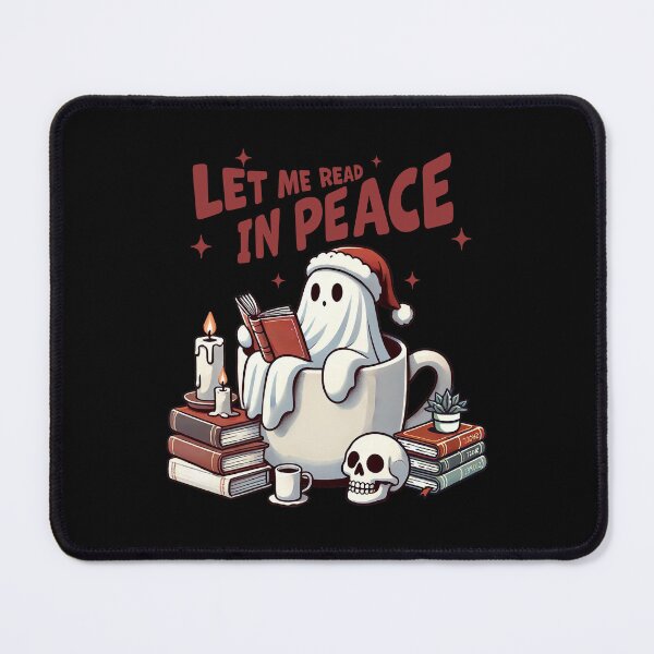 Item preview, Let Me Read In Peace Halloween Christmas Books Cute Ghost designed and sold by Merchrise.
