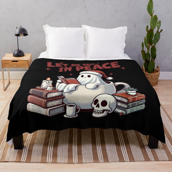 Item preview, Let Me Read In Peace Halloween Christmas Books Cute Ghost designed and sold by Merchrise.