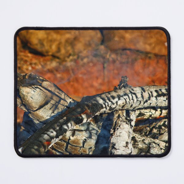Item preview, Charred logs lie on a bed of ash designed and sold by InezPhotography.