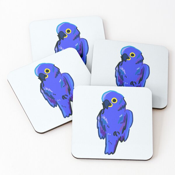 Item preview, Cute Hyacinth Macaw drawing  designed and sold by Artofmayara.