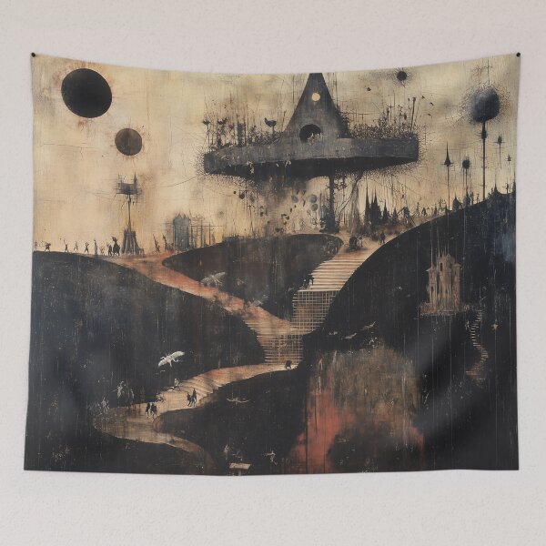 Item preview, The Dark Path to the Sky Fortress designed and sold by landletsy.
