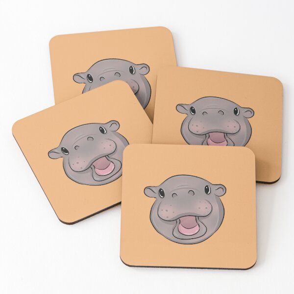 Item preview, Pygmyhippo moodeng designed and sold by Pommy-Rose.