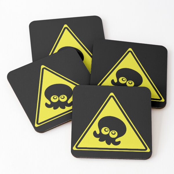 Item preview, Octo Warning Sign designed and sold by galaxydaydreams.