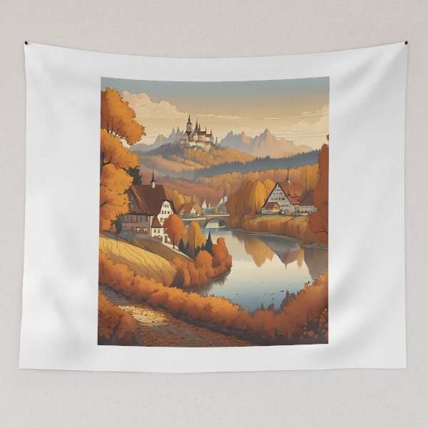 Item preview,  Autumn in Bavaria Beautiful View designed and sold by xiaidex.
