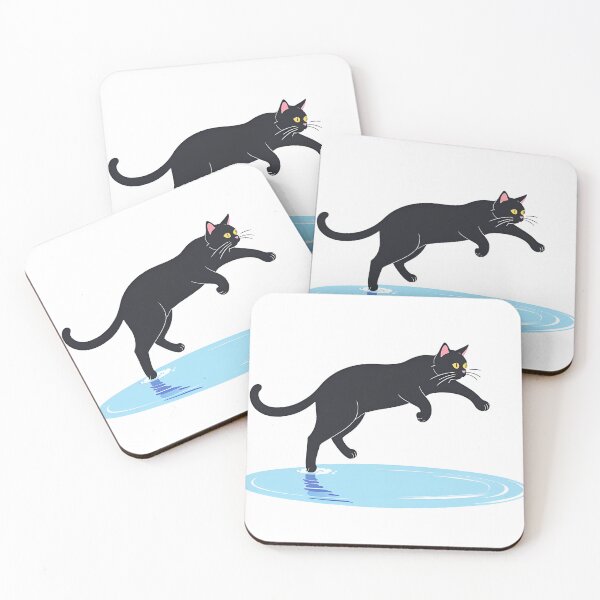 Item preview,  Swimmer Cat , Black Cat Is Playing In The Water designed and sold by DotisDreams.