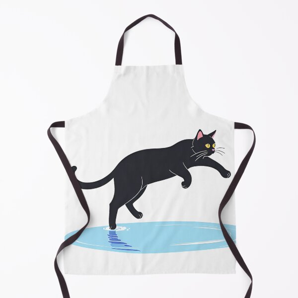 Item preview,  Swimmer Cat , Black Cat Is Playing In The Water designed and sold by DotisDreams.