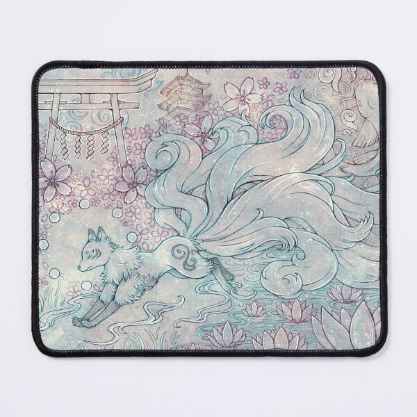 Item preview, Kitsune Fox with Shinto Shrine designed and sold by YumePeachyPie.