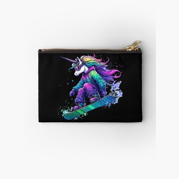 Item preview, Magical Unicorn Snowboarder Extreme Winter Sports designed and sold by TomFrontierArt.