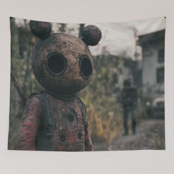 Item preview, Dystopian Teddy: Lost in the Ruins designed and sold by landletsy.