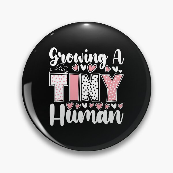 Item preview, Growing A Tiny Human Pregnancy Announcement Baby Shower designed and sold by Stick-Artistry.