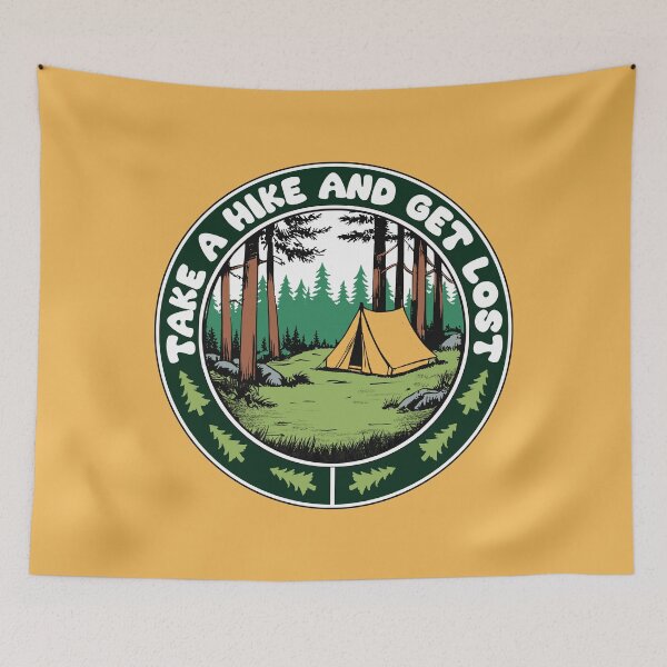 Item preview, Retro Forest Adventure Getaway, Take a Hike designed and sold by FlashCraft Design.