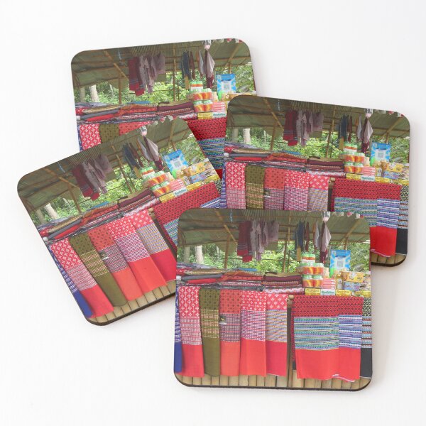 Item preview, Huai Nam sai Market, Karen fabric designs designed and sold by JonDelorme.