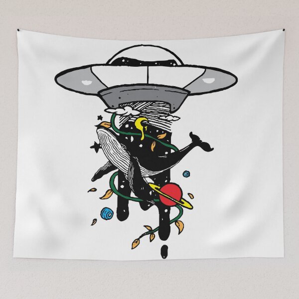 Item preview, Alien Spaces Illustration designed and sold by weserscs.