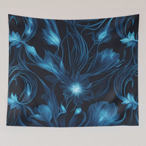 Item preview, Alien Flora Glowing Blue designed and sold by Have Mercy.