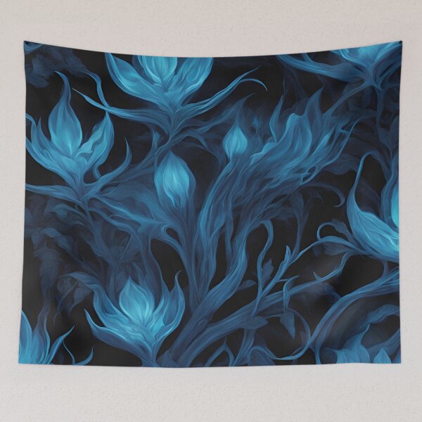 Item preview, Alien Flora Glowing Blue designed and sold by Have Mercy.