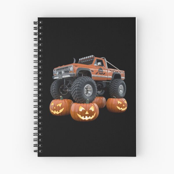 Item preview, Halloween Offroad Monster Truck Riding on Pumpkins - Spooky Adventure Art designed and sold by Colorful-Garden.