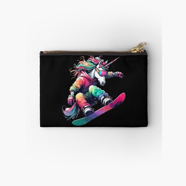Item preview, Cool Magical Unicorn Snowboarder Extreme Winter Sports designed and sold by TomFrontierArt.