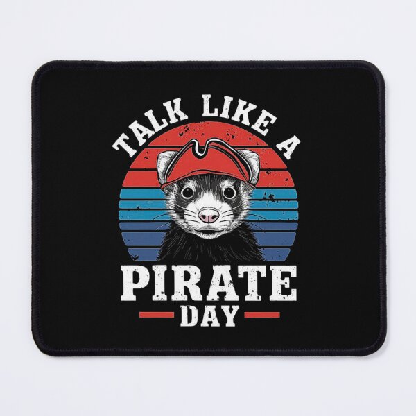 Item preview, Talk Like a Pirate Day Ferret - Fun Pirate Pet Design designed and sold by love3617.