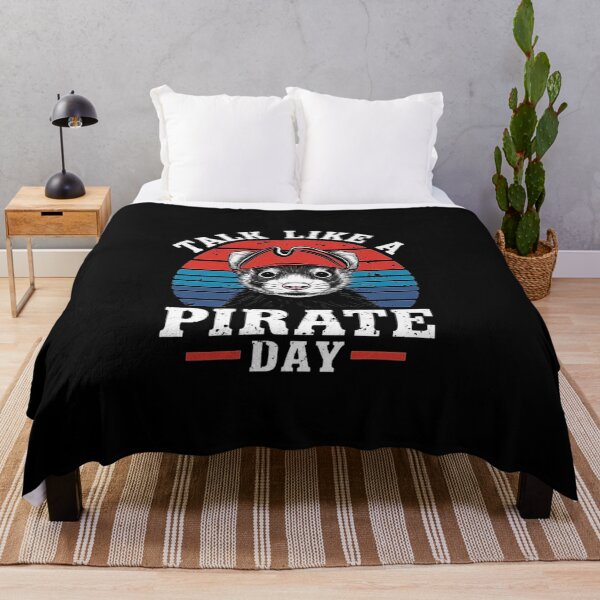 Item preview, Talk Like a Pirate Day Ferret - Fun Pirate Pet Design designed and sold by love3617.