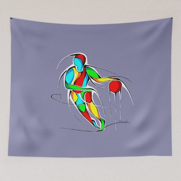 Item preview, Basketball player in action designed and sold by LEONELLI Ghyslaine.