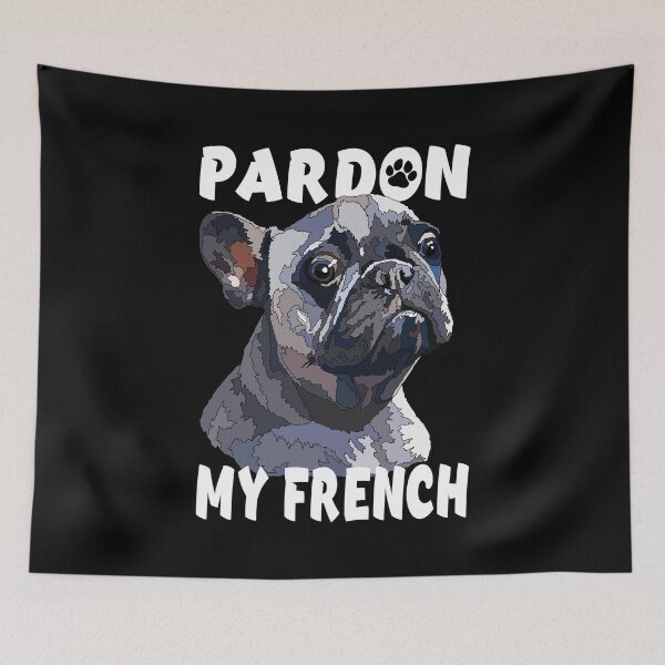 Item preview, Pardon My French Blue Frenchie designed and sold by Just-Arts-4U.