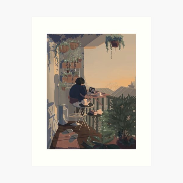 pondering Art Print