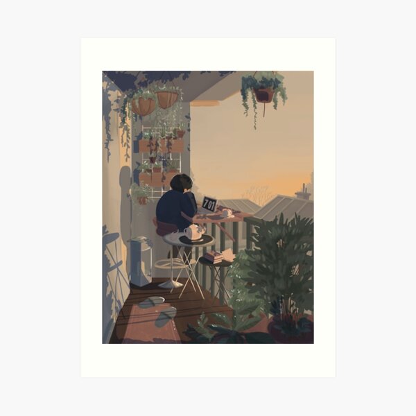 pondering Art Print