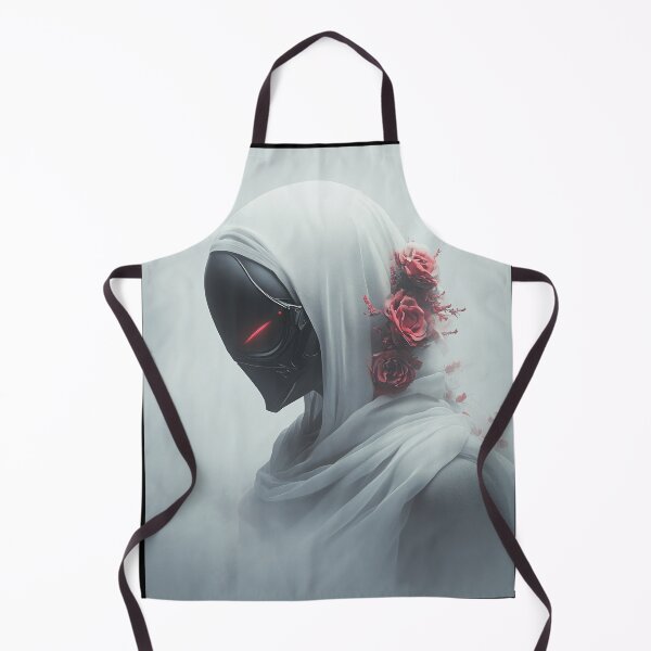 Item preview, Futuristic Elegance: Luxury Minimalist Female Cyborg Fine Art Portrait designed and sold by WartonnoArt.