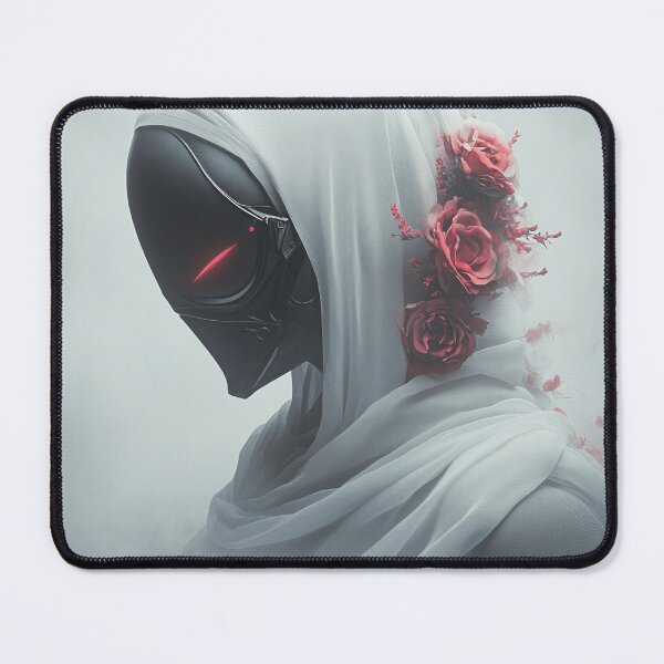 Item preview, Futuristic Elegance: Luxury Minimalist Female Cyborg Fine Art Portrait designed and sold by WartonnoArt.