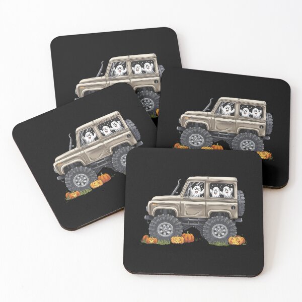 Item preview, Halloween Offroad Monster Truck Riding on Pumpkins - Spooky Adventure Art designed and sold by Colorful-Garden.